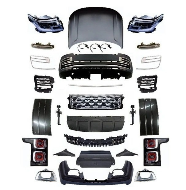 For RR vogue 2013-2017 Upgrade to 2018-2022 SVA Version Old Upgrade to New  Front and Rear Bumper Completely Body Kit